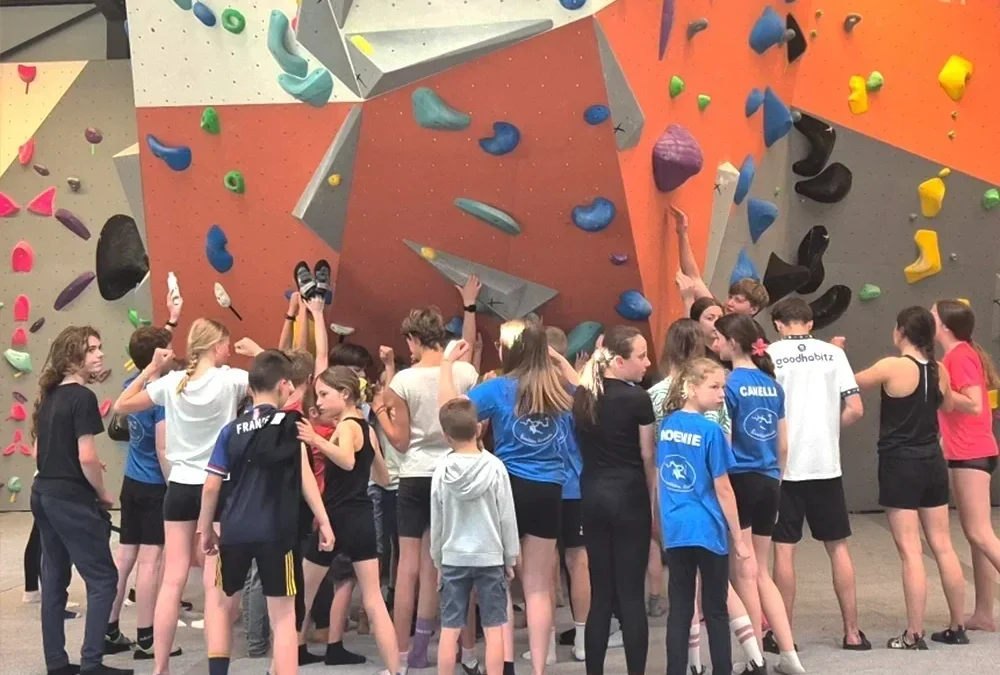 Entraînement des clubs d&rsquo;escalade voisins