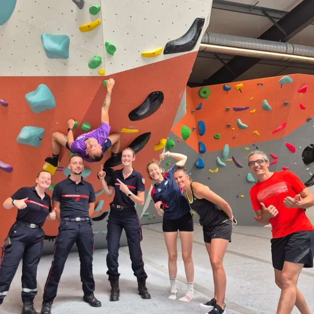pompiers volontaires entrainement a Wallness Pontivy