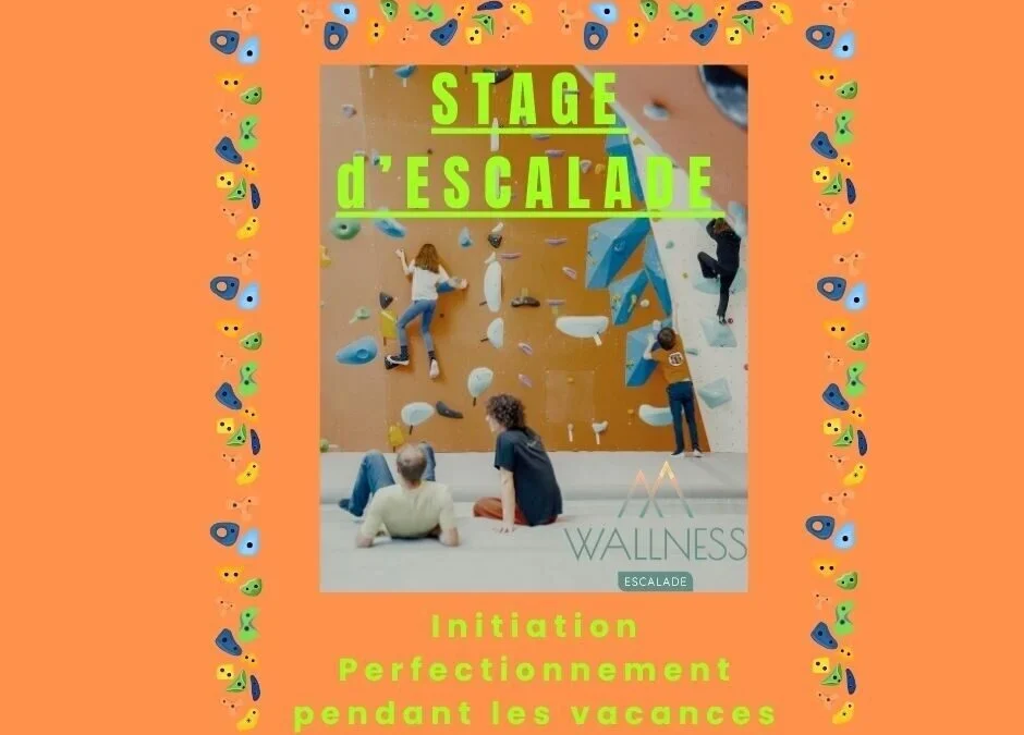 Stage d&rsquo;Escalade pendant les Vacances de Pâques