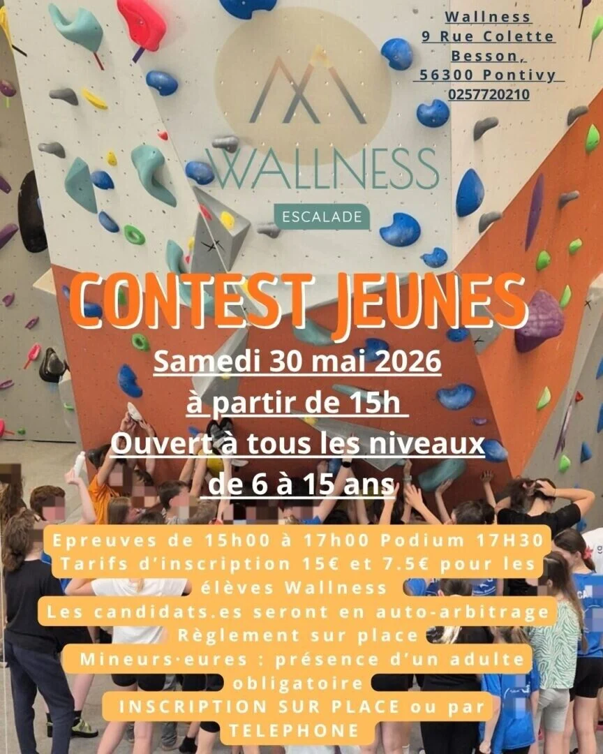 Visuel Contest Jeunes Mai 2026 Wallness Pontivy Insta