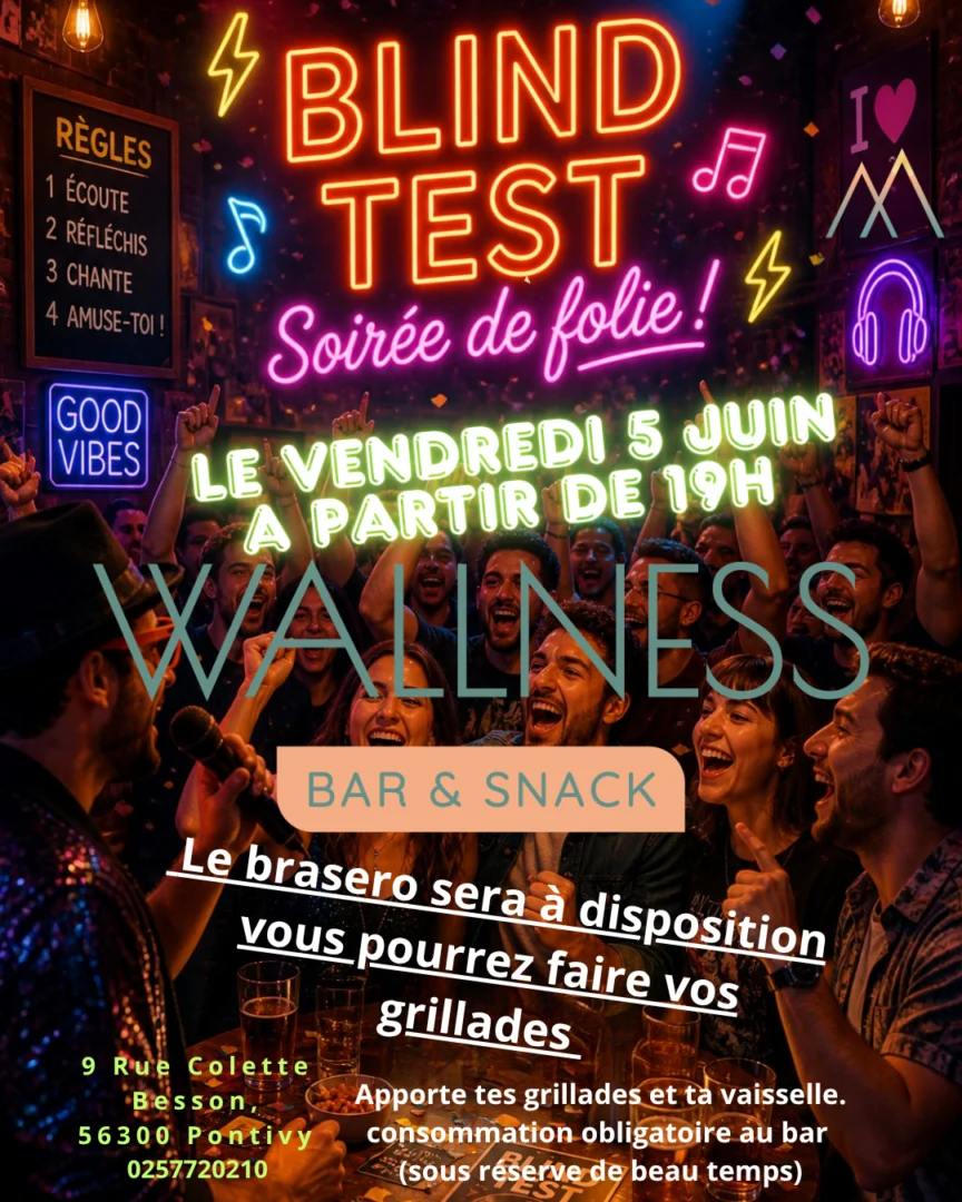 Visuel soiree Blind test Publication Instagram 45