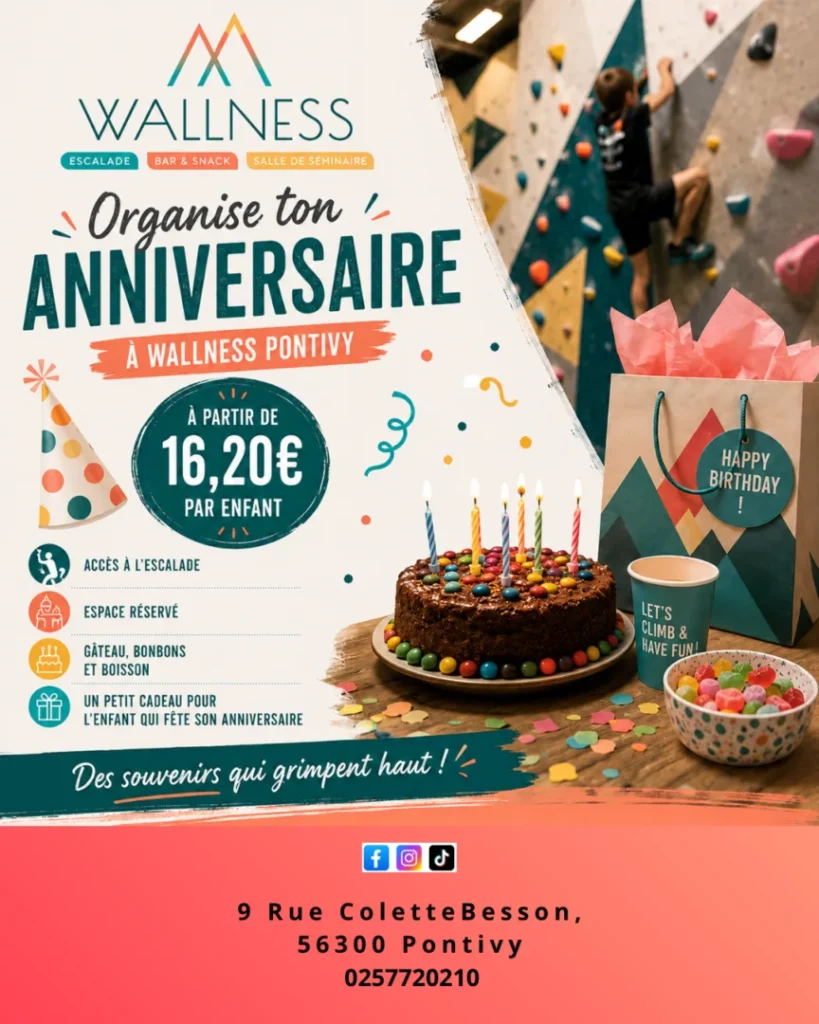 VIsuel organise ton anniversaire a Wallness pour les actualites