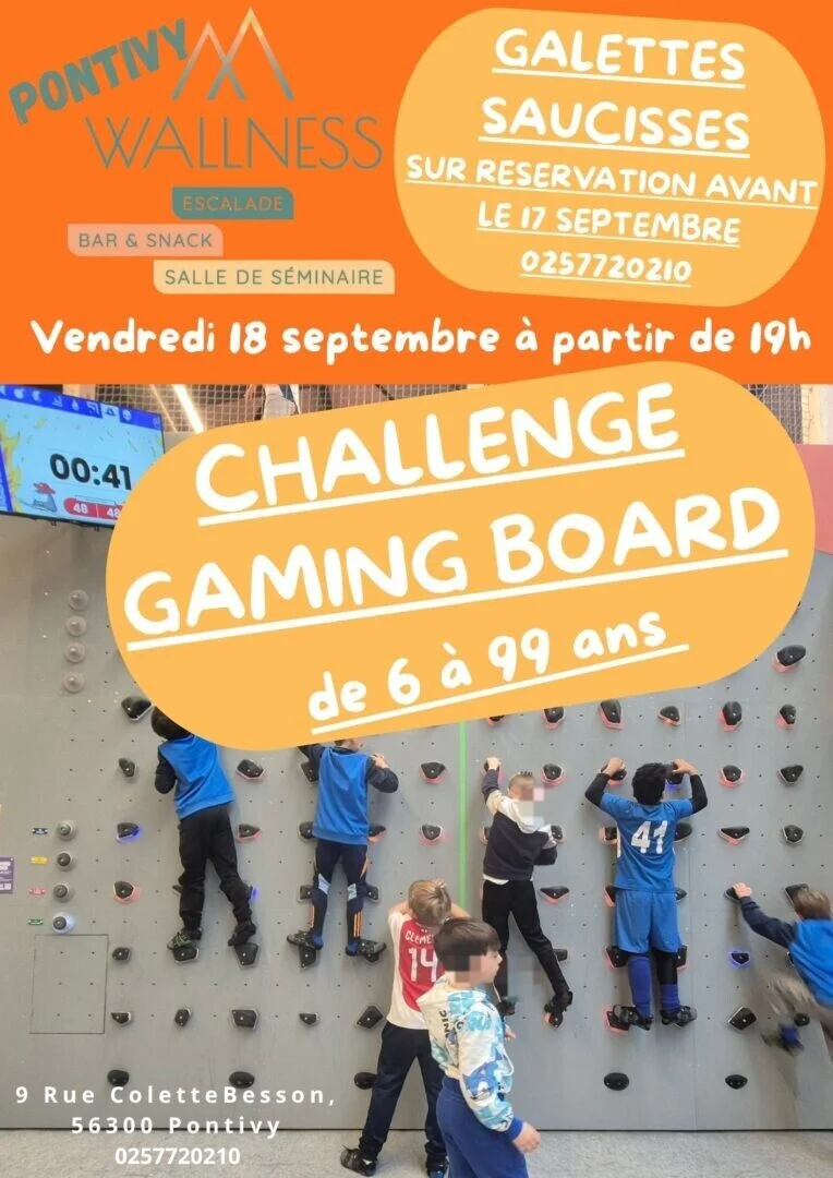 Visuel CHALLENGE GAMING BOARD pour les actualites sur le site 1 Visuel CHALLENGE GAMING BOARD pour les actualites sur le site 1